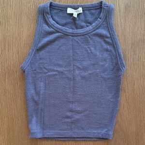 Wilfred Sleeveless Charcoal Tank Top